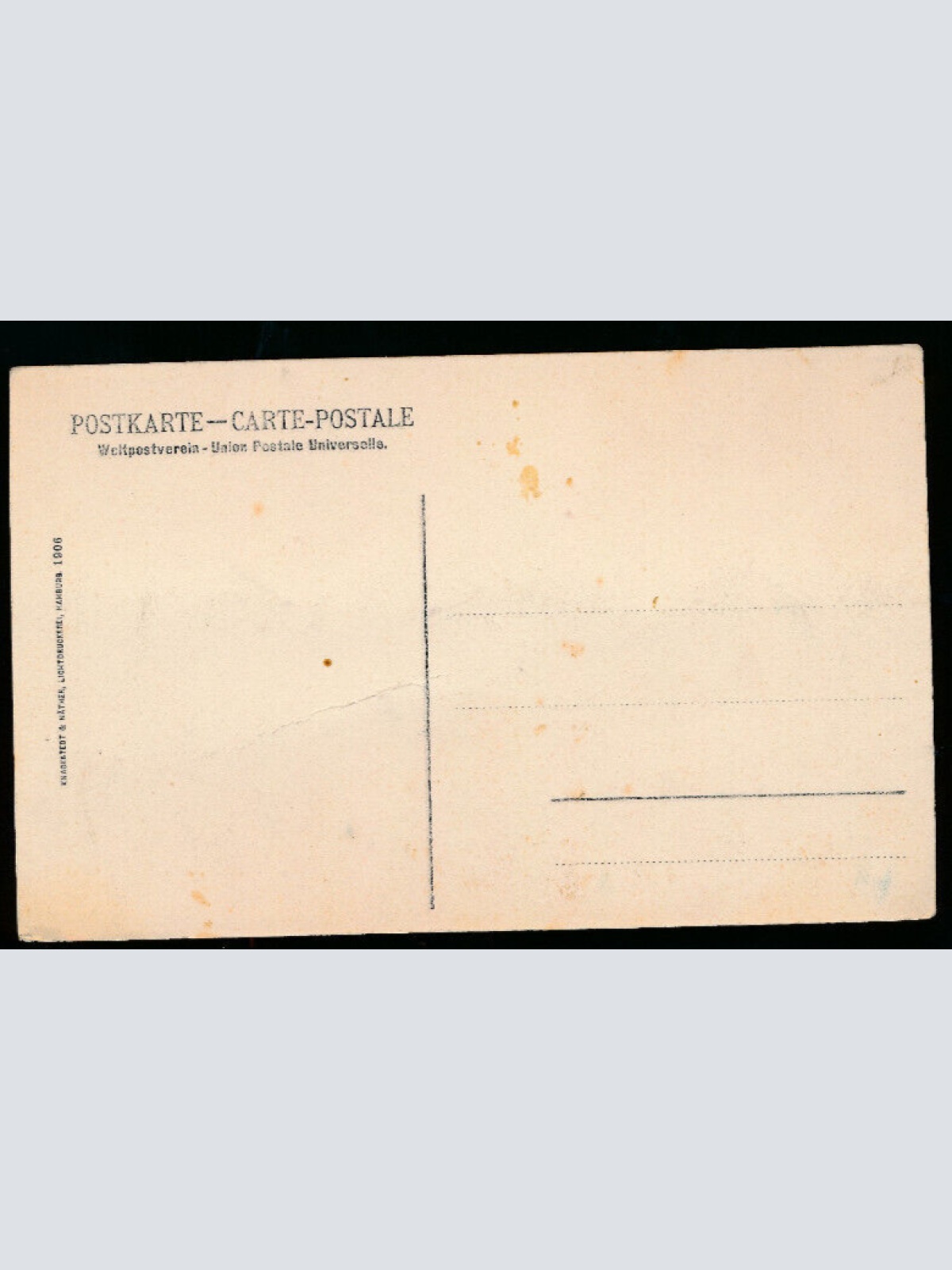 AK aus Hamburg Brand der Michaeliskirche Hamburg (1621)