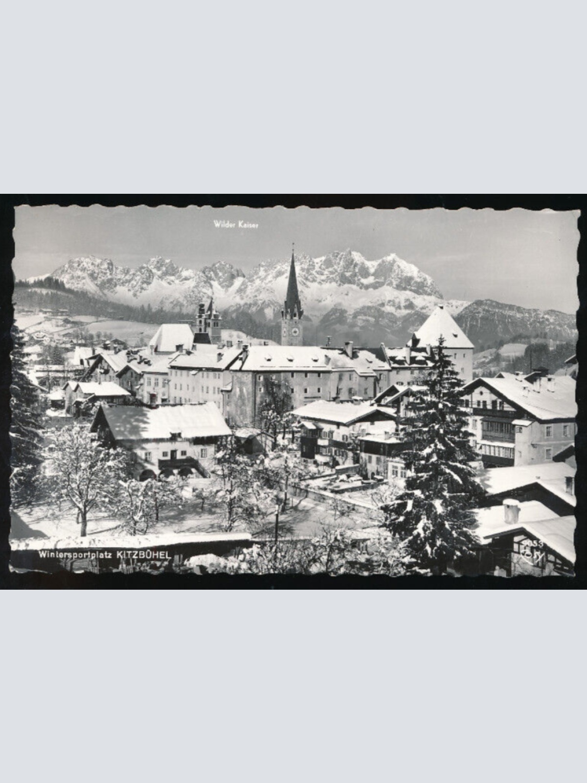 AK aus Kitzbühel Winterkarte Tirol (1211)