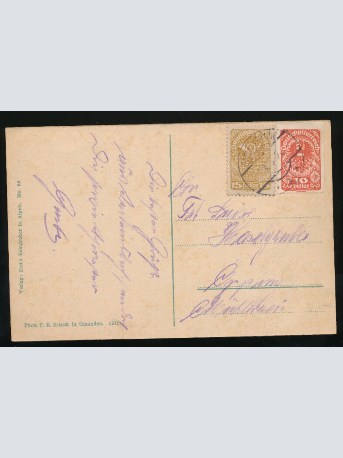 AK aus Putzleinsdorf Oberösterreich (1963)