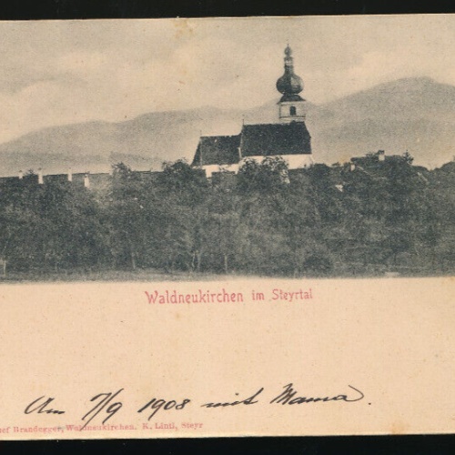 AK aus Waldneukirchen Oberösterreich (1959)