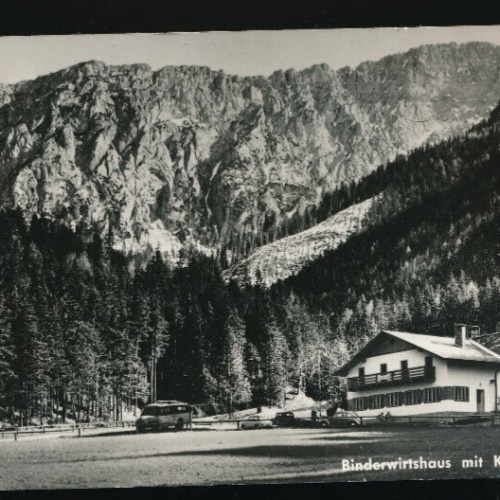 AK aus Nasswald Binderwirtshaus mit Kahlmäuern Niederösterreich (1318)