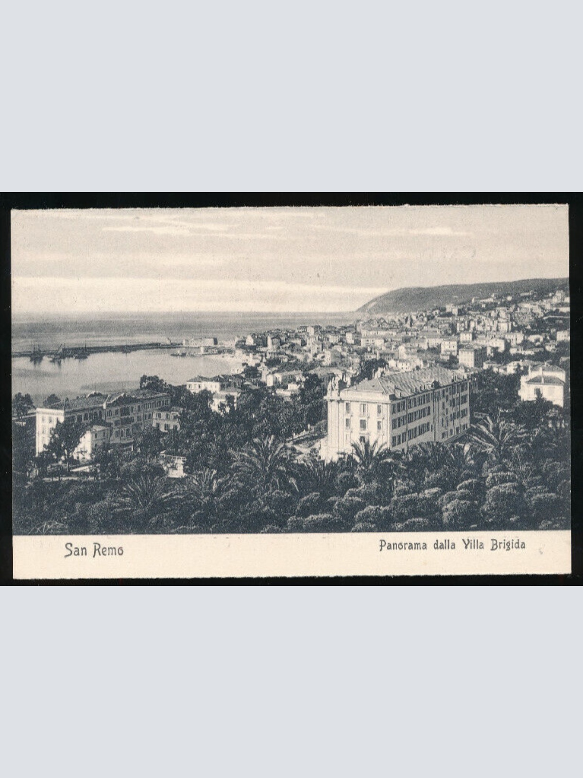 AK aus San Remo Panorama dalla Villa Brigida Italien (1261)