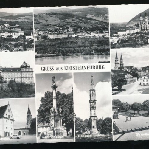 AK gruss aus Klosterneuburg Mehrbildkarte Niederösterreich (1331)