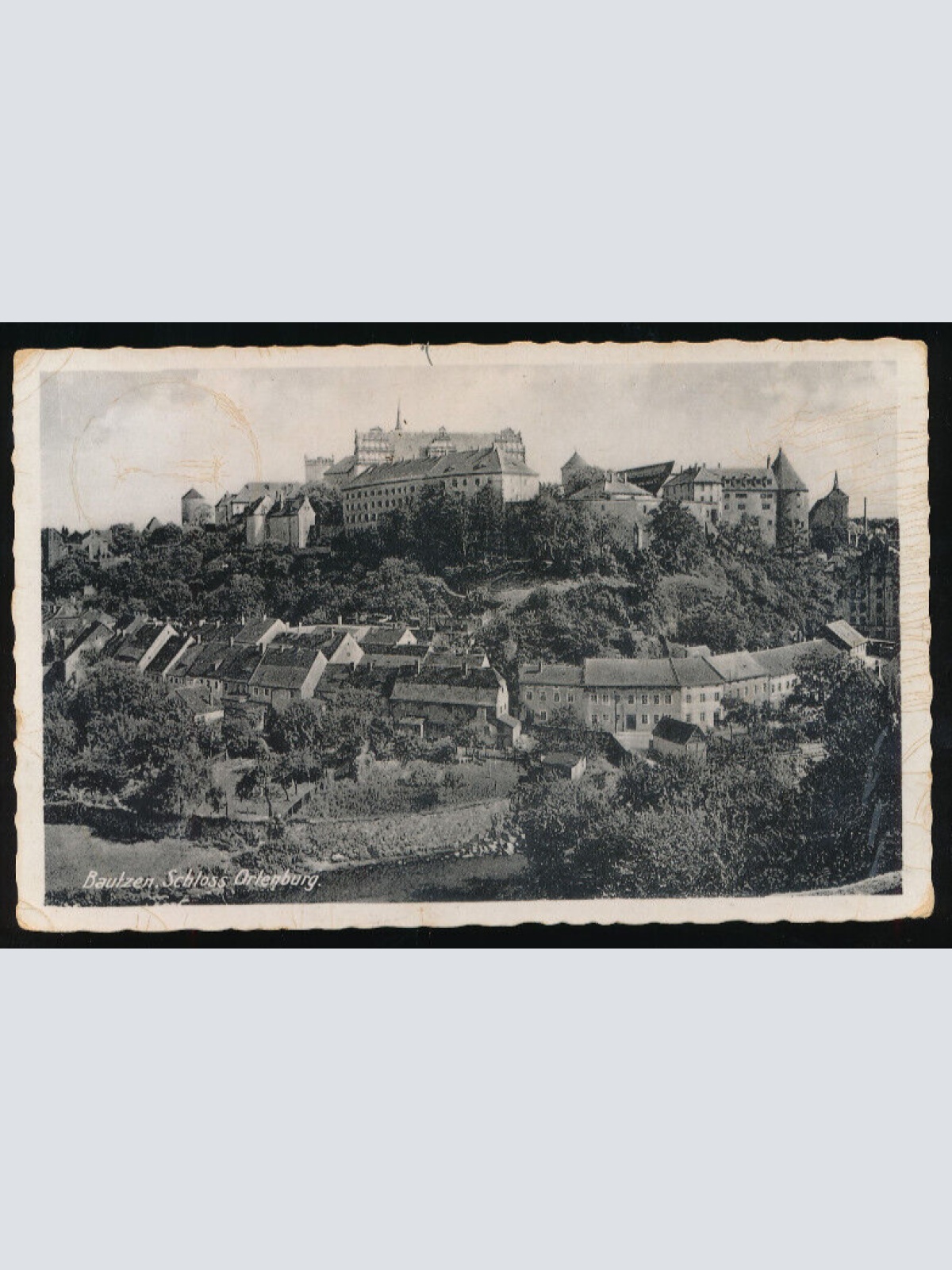 AK aus Bautzen mit Schloss Ortenburg Sachsen (1286)