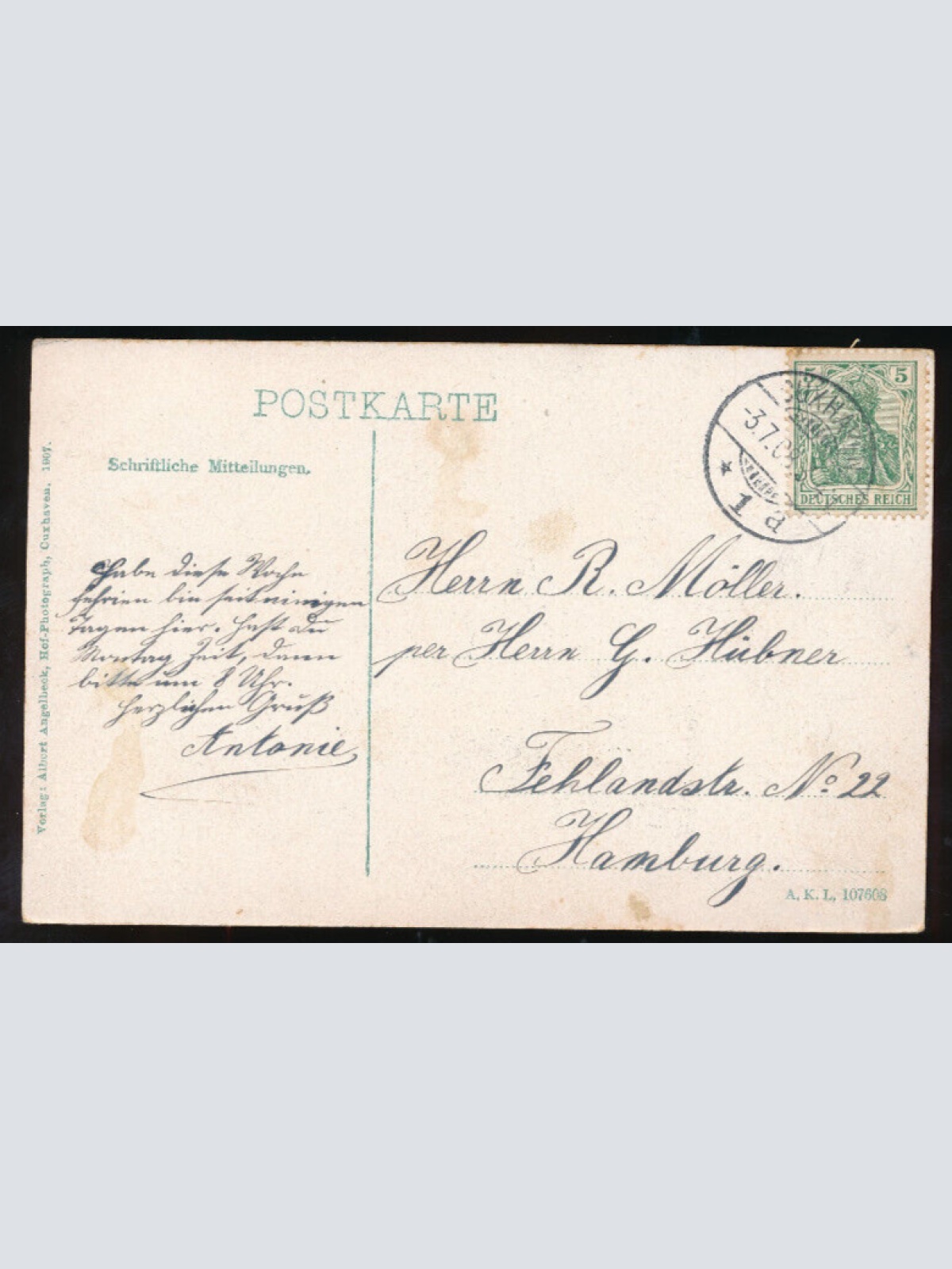 AK aus Cuxhaven mit Boot Niedersachsen (1297)