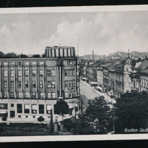 AK aus Teschen - Sachsenberg Polen (1363)