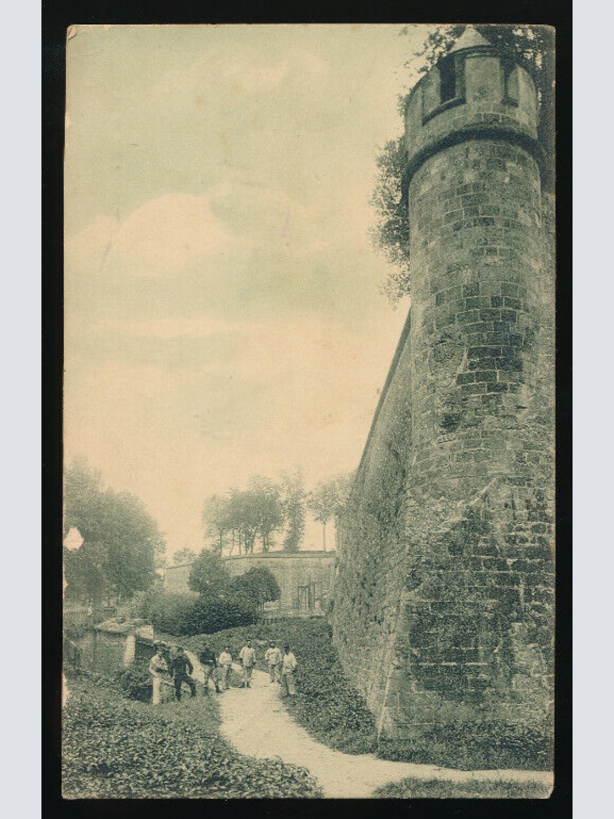 AK aus Laon Wall an der Zitadelle (1178)