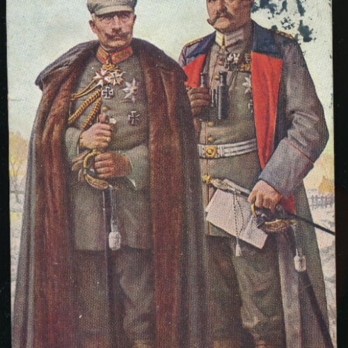 AK von Hindenburg und Hötzendorf Deutschlands Stolz (1168)