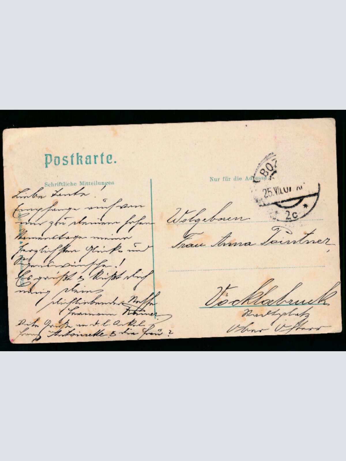 AK aus Bozen die Talferbrücke u. der Rosengarten Italien (1262)