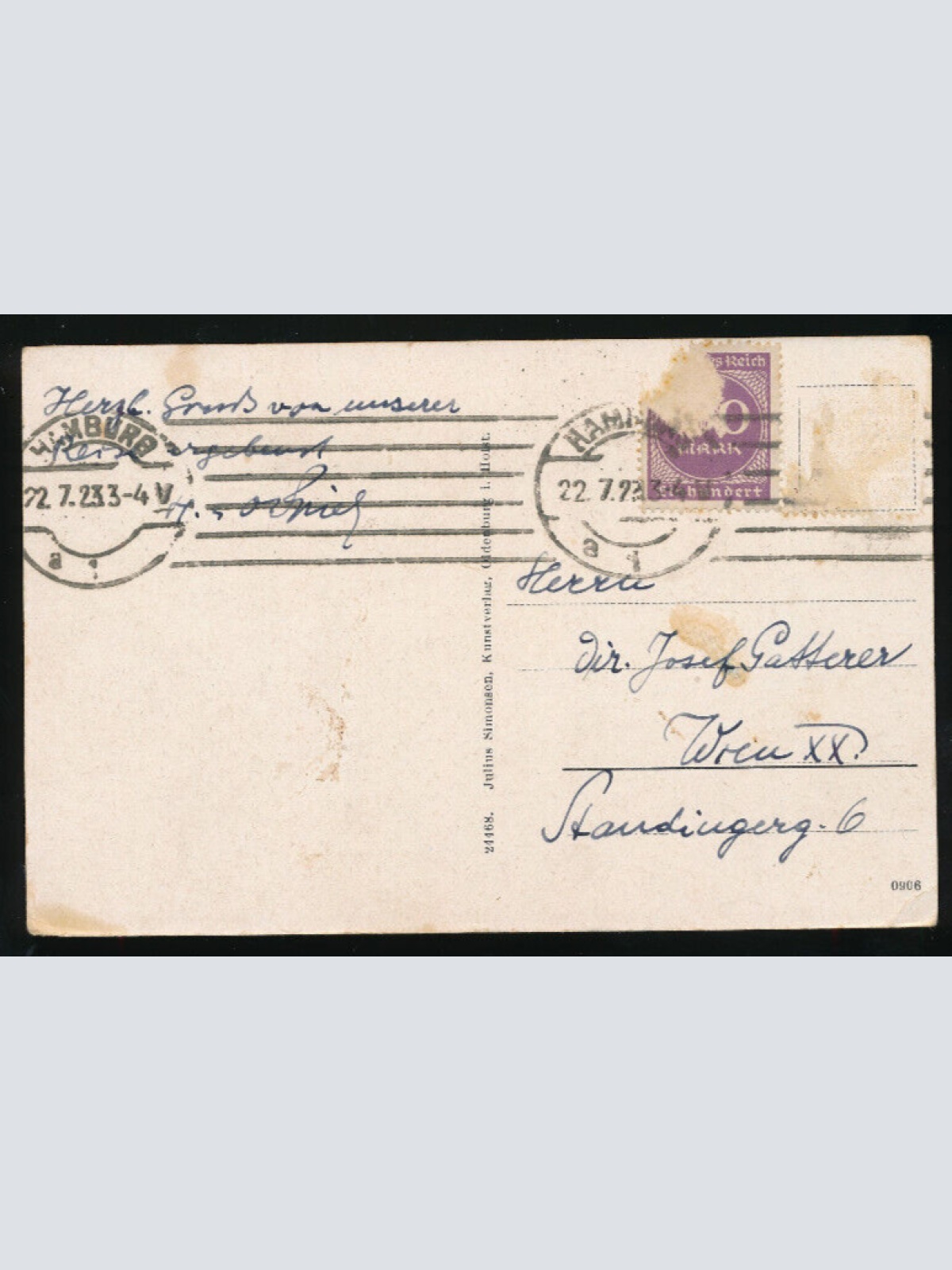 AK aus Helgoland Westküste von Norden aus Schleswig-Holstein (1279)