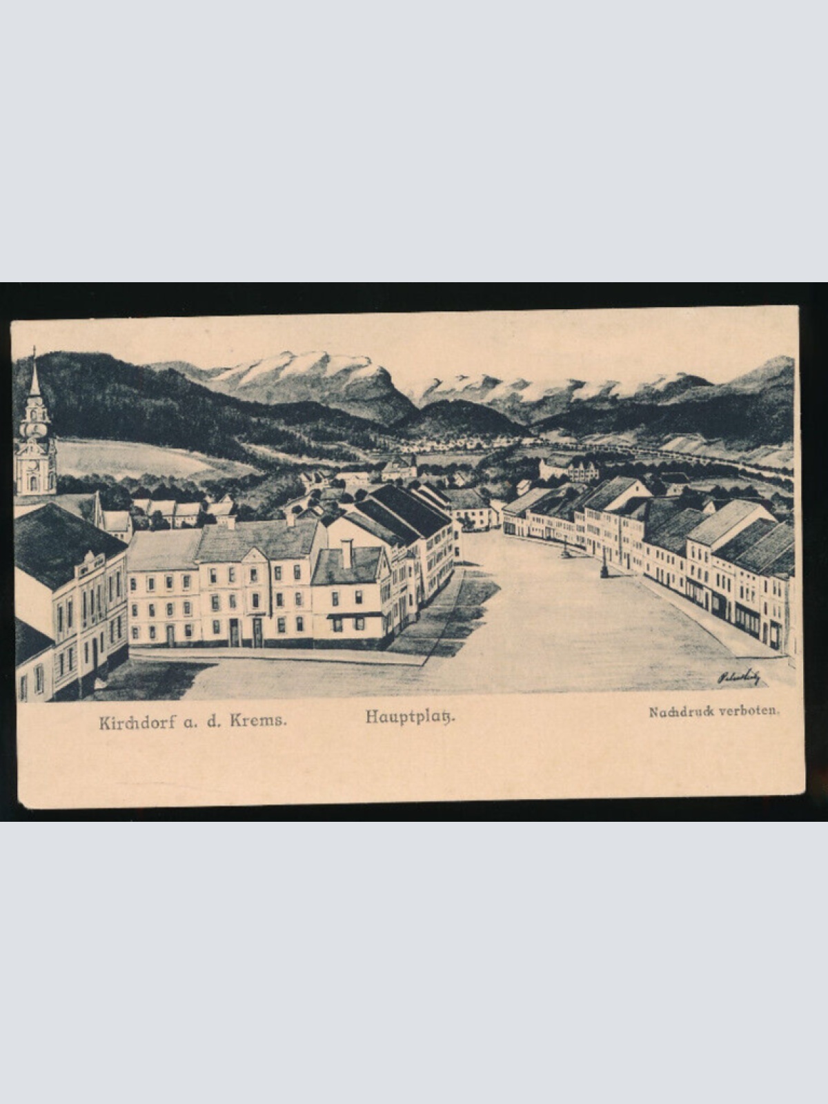 AK aus Kirchdorf an der Krems Hauptplatz Oberösterreich (2023)