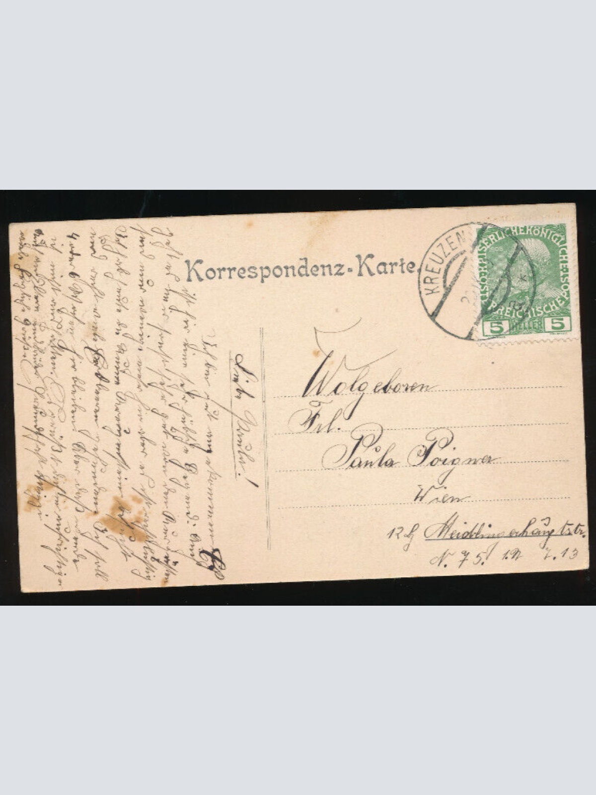 AK aus Bad Kreuzen Oberösterreich (2028)