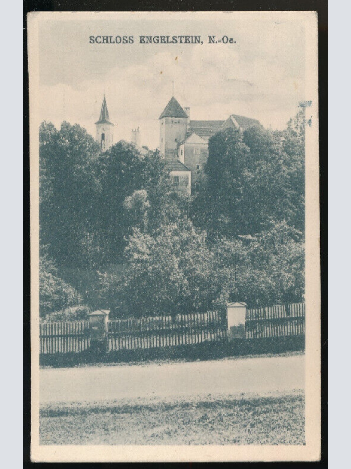 AK vom Schloss Engelstein Niederösterreich (2065)