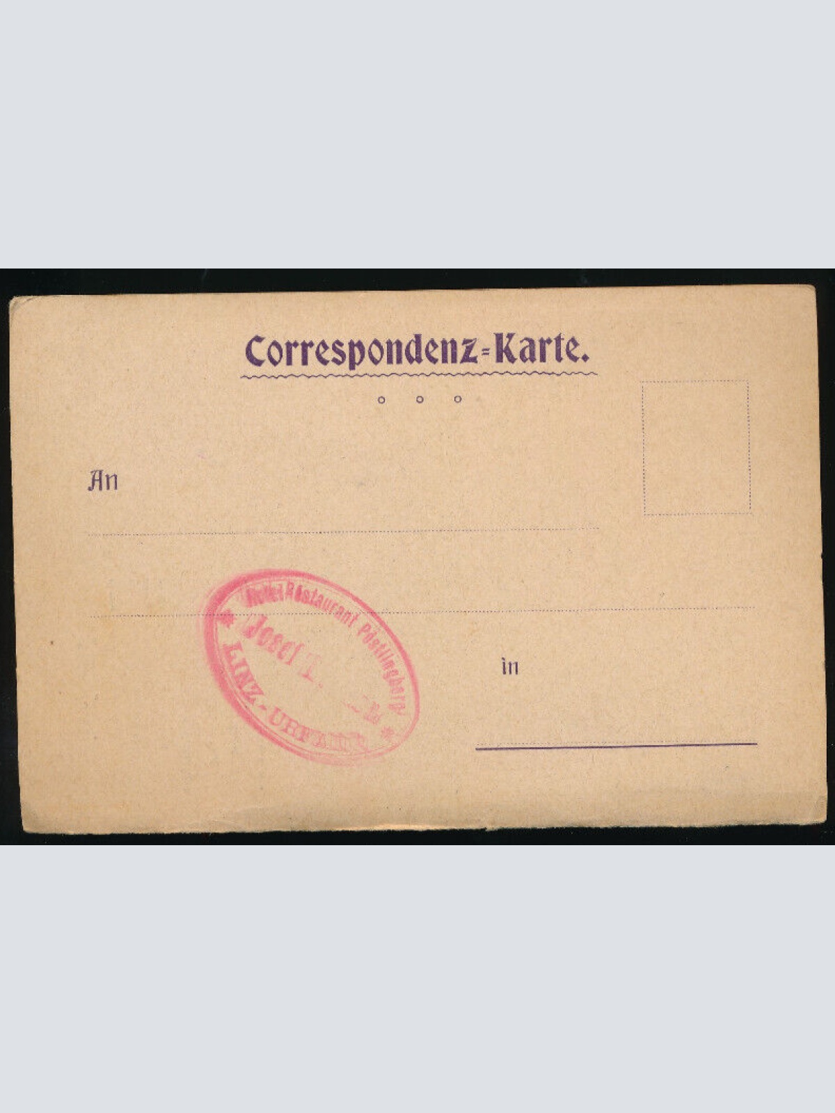 AK aus Linz an der Donau mit Hotel Pöstlingberg Oberösterreich (2377)