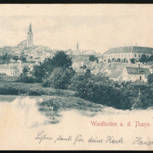 AK aus Waidhofen an der Thaya Niedrösterreich (2309)