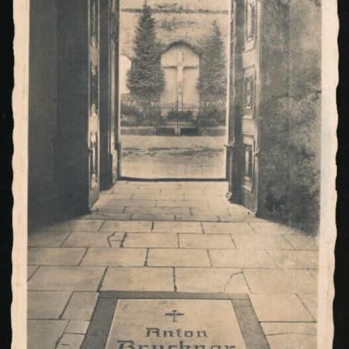 AK aus St.Florian Bruckner-Gedenkstein Oberösterreich (2398)