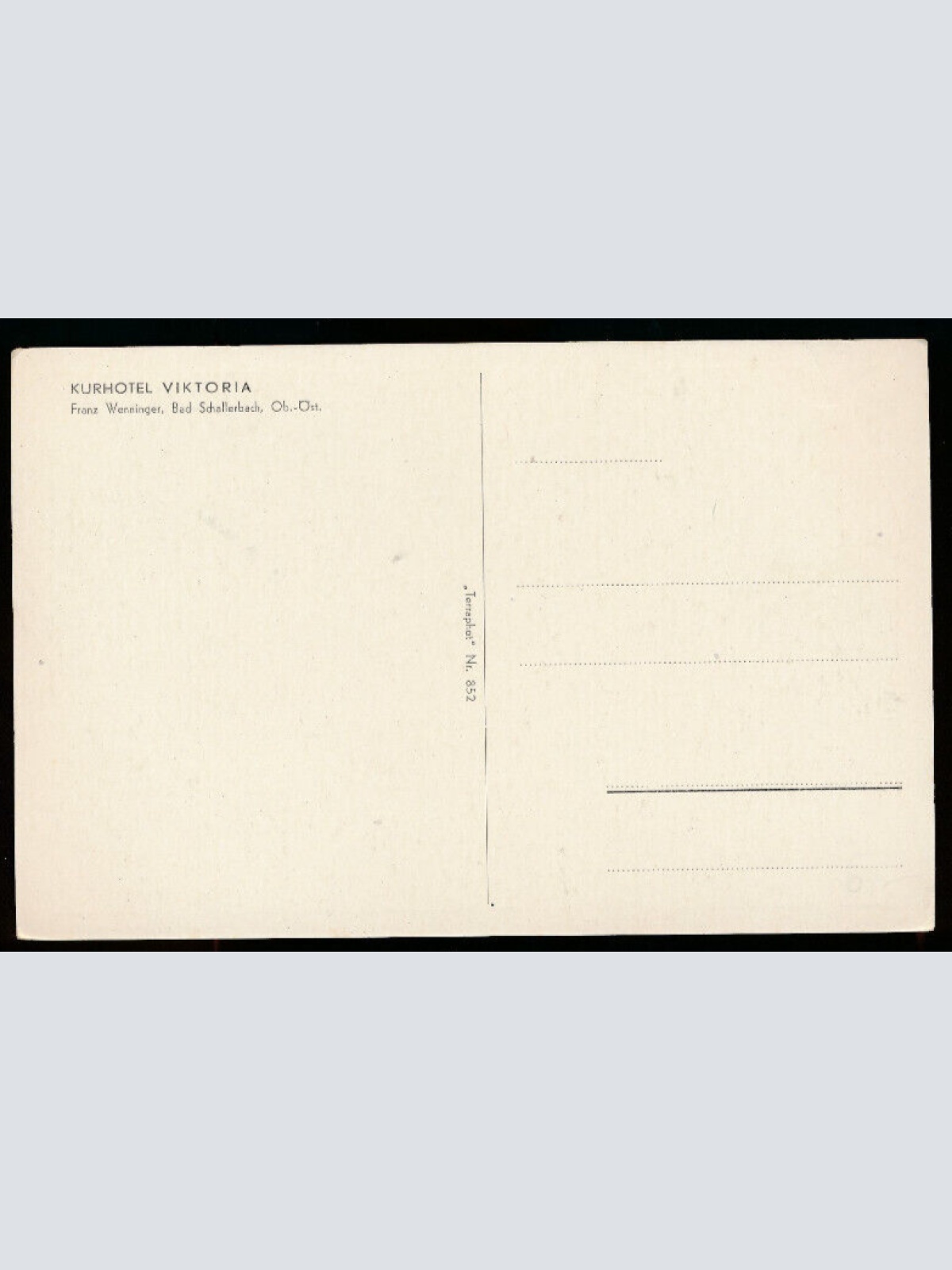 AK aus Bad Schallerbach mit Kurhotel Viktoria Oberösterreich (2300)