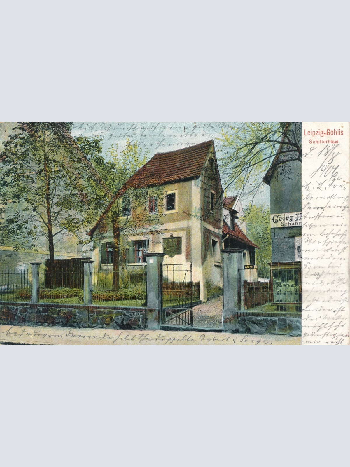 AK, Leipzig - Gohlis, Schillerhaus, Sachsen (S105)