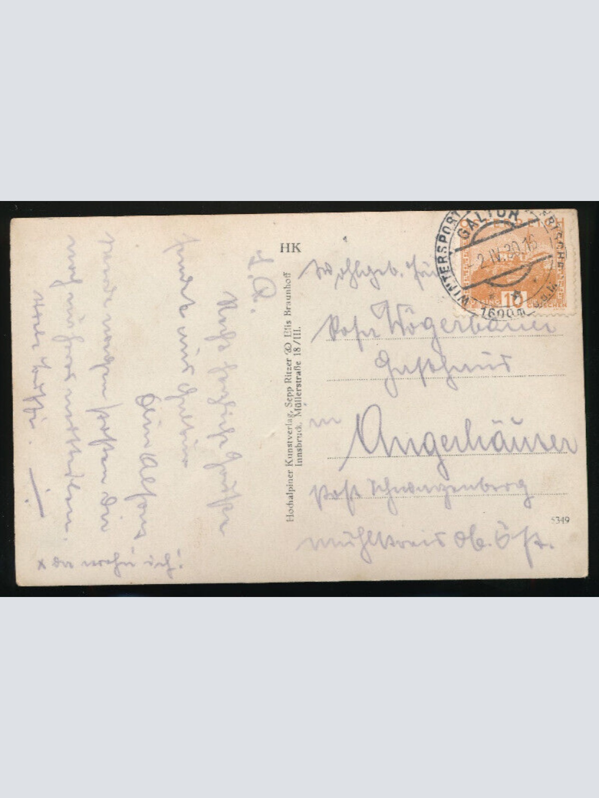 AK aus Galtür mit Alpenhaus Fluchthorn Tirol (2272)