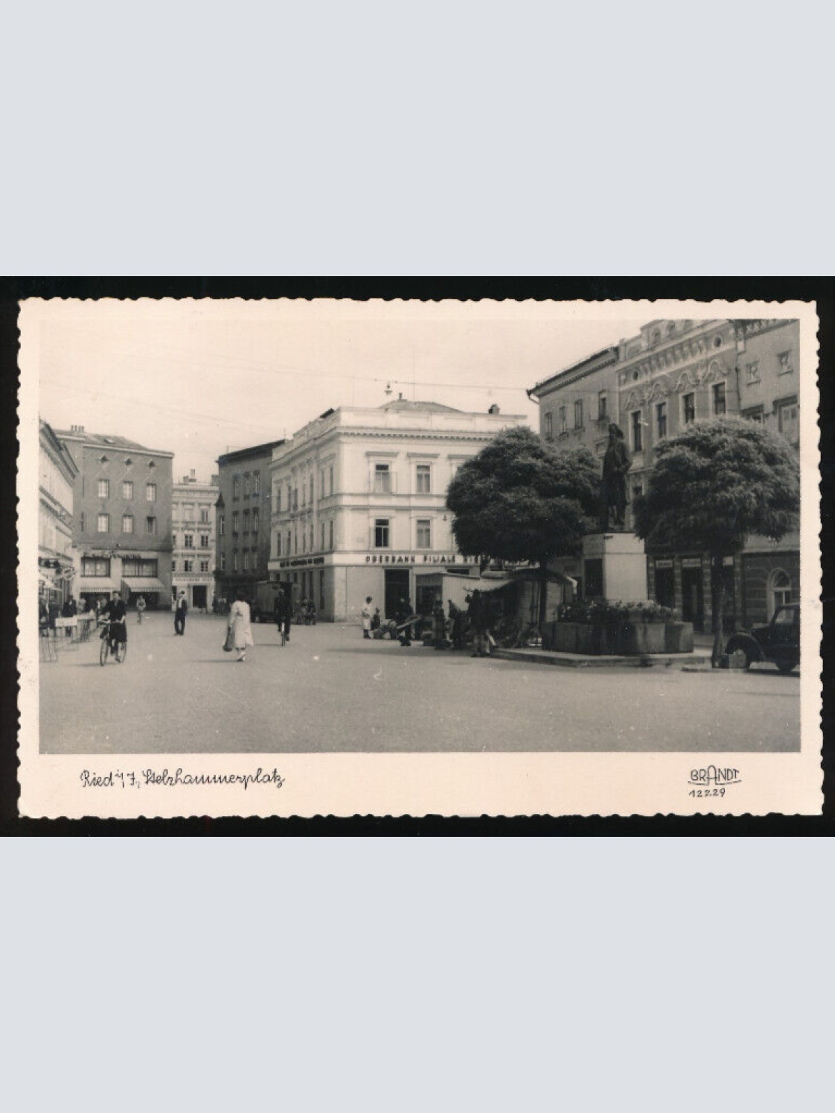 AK aus Ried mit Stelzhammerplatz Oberösterreich (1673)