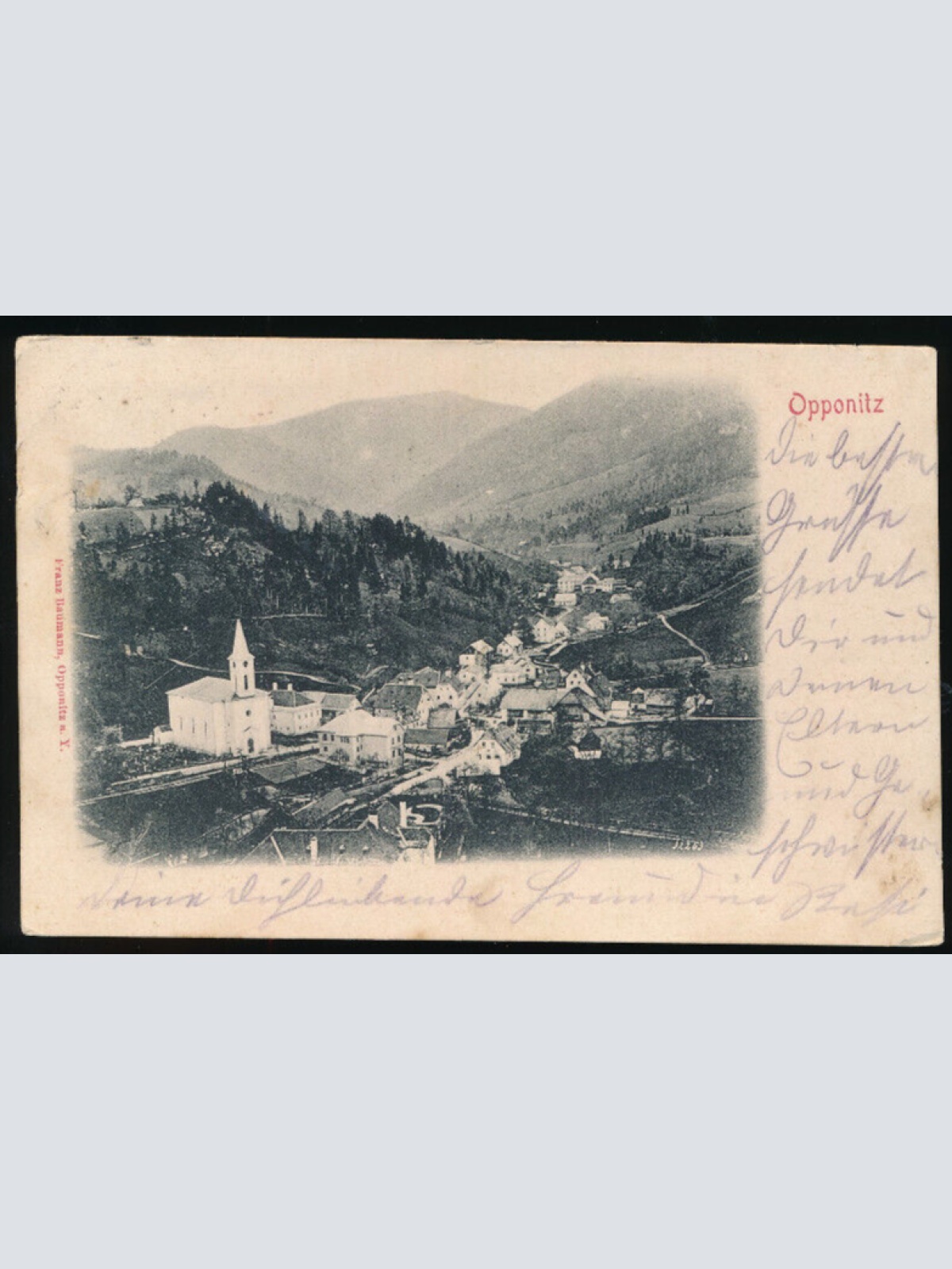 AK aus Opponitz Niedrösterreich (2316)