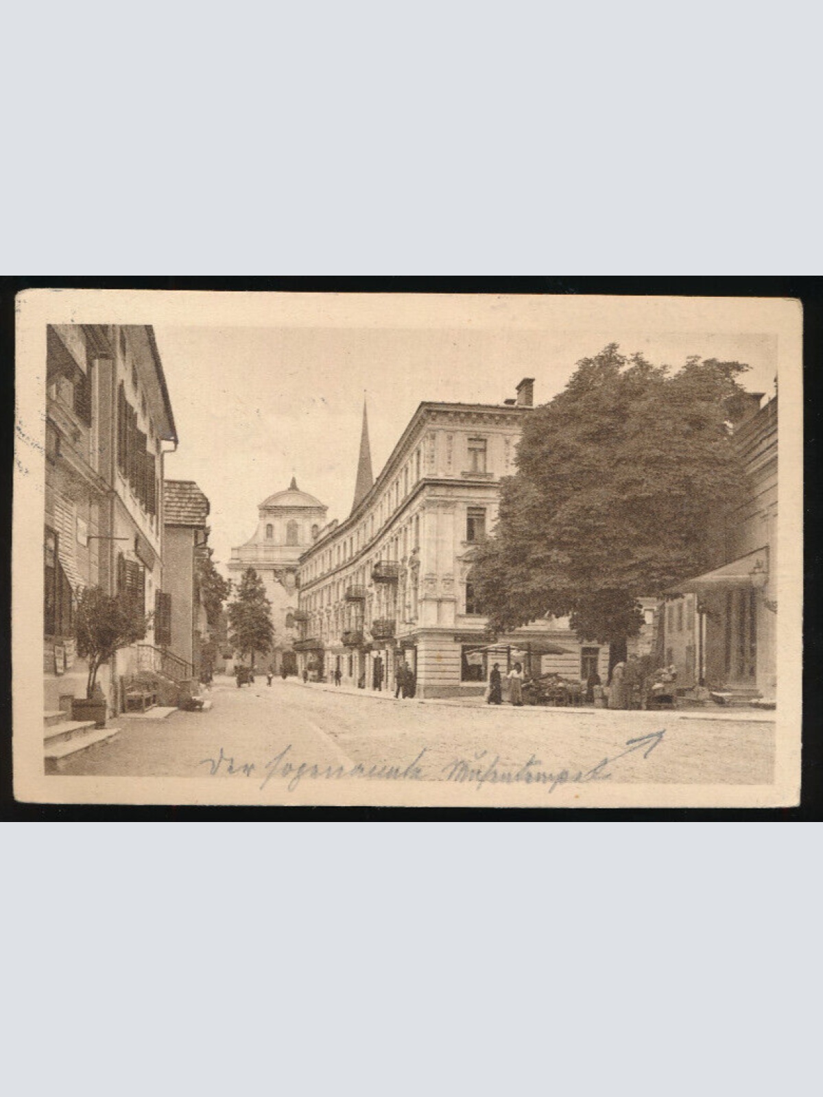AK aus Bad Ischl Poststraße Oberösterreich (1644)