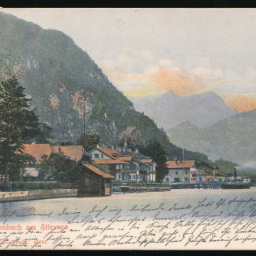 AK aus Weissenbach am Attersee Oberösterreich (2440)