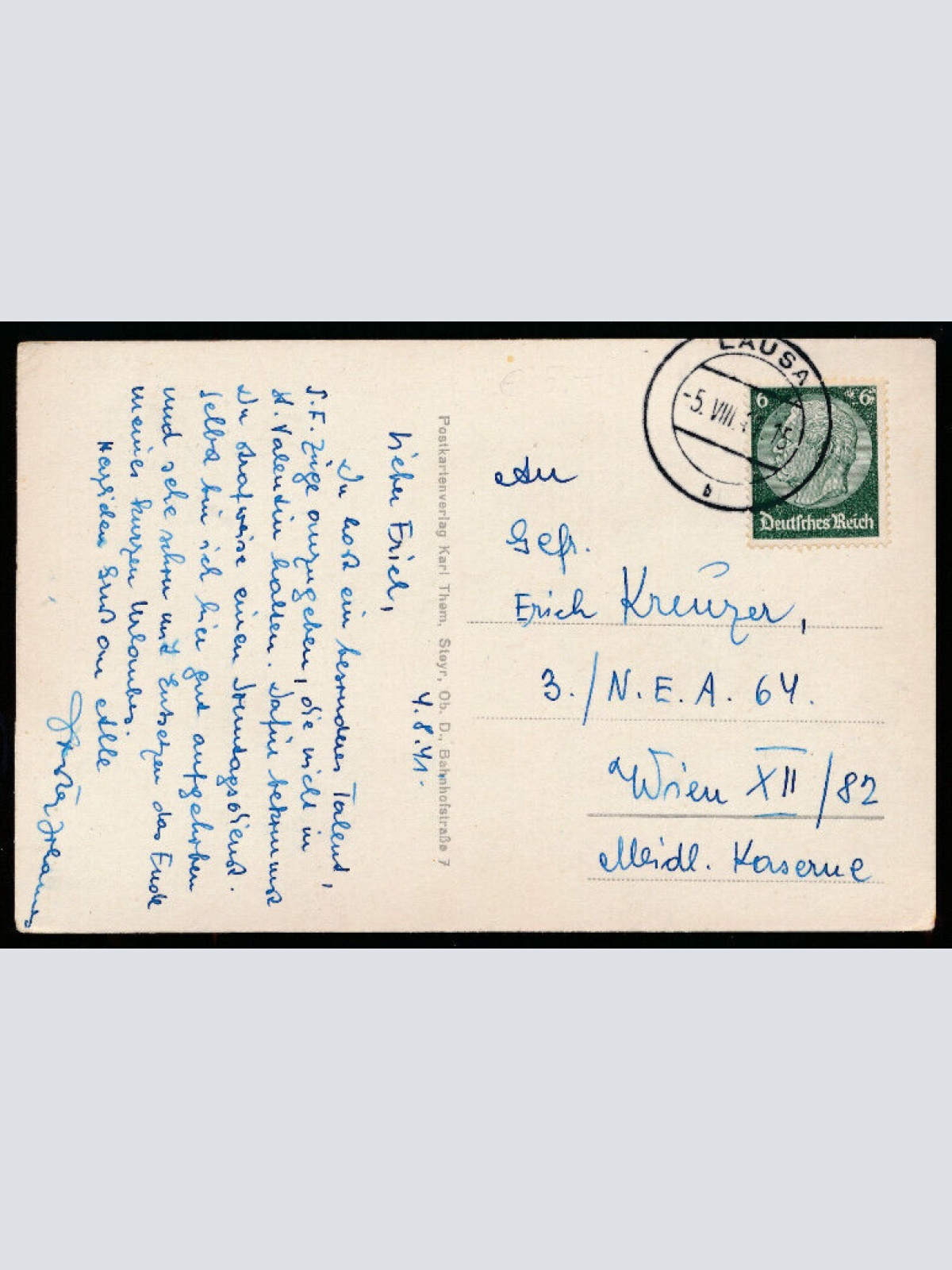 AK aus Lausa b. Losenstein Oberösterreich (2498)