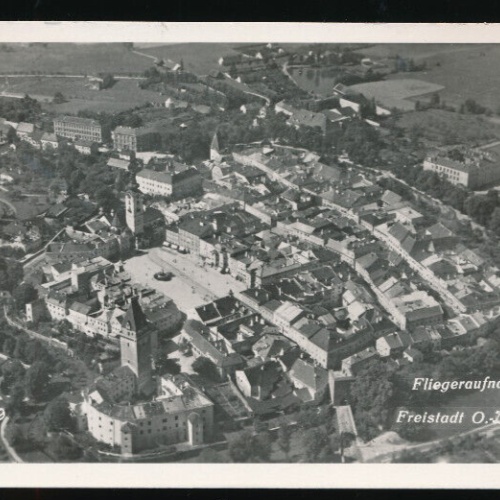 AK aus Freistadt Fliegeraufnahme Oberösterreich (2496)