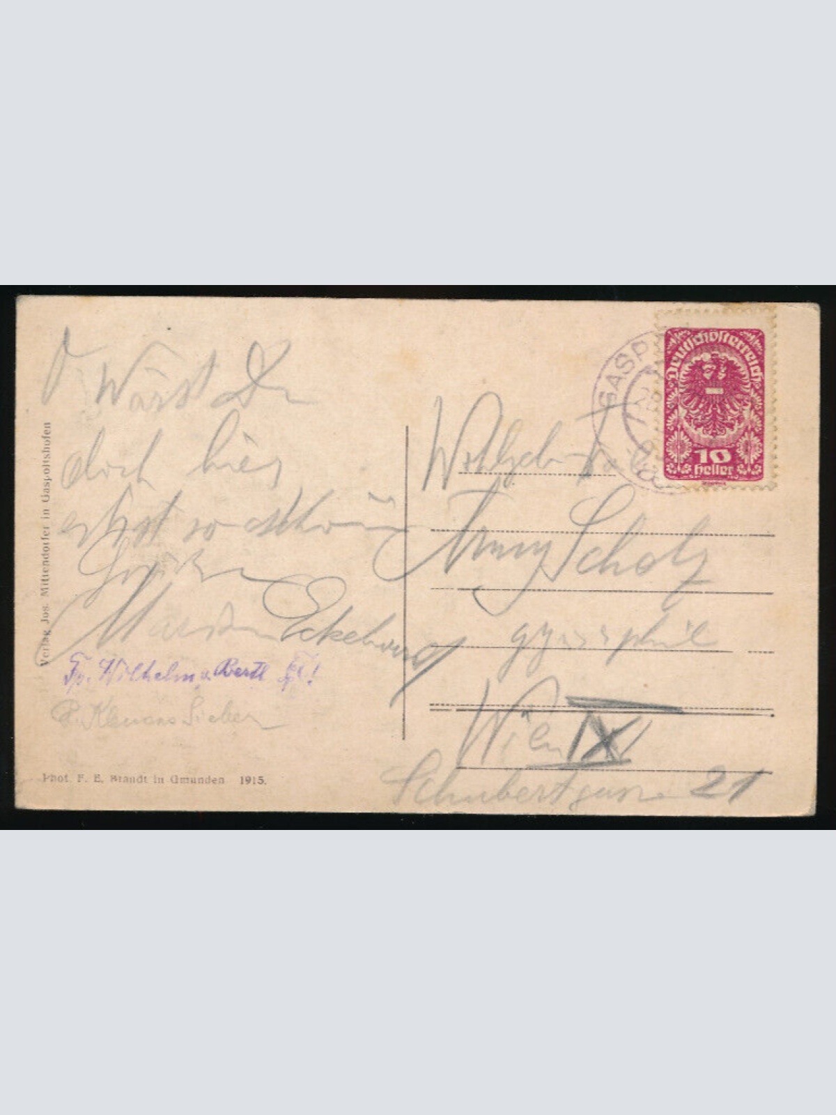 AK aus Gaspoltshofen Oberösterreich (2392)