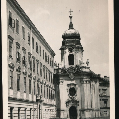 AK aus Linz an de Donau Pristerseminar Oberösterreich (2460)