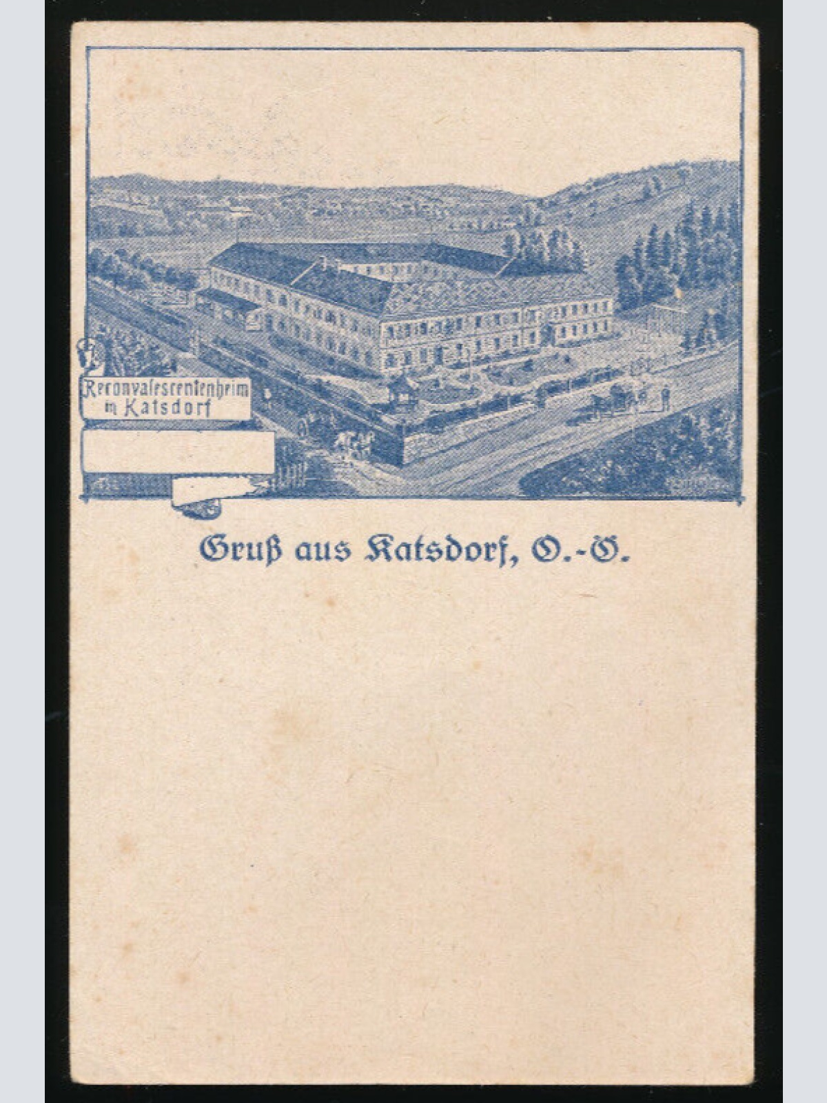 Litho-Karte gruss aus Katsdorf Oberösterreich (2770)