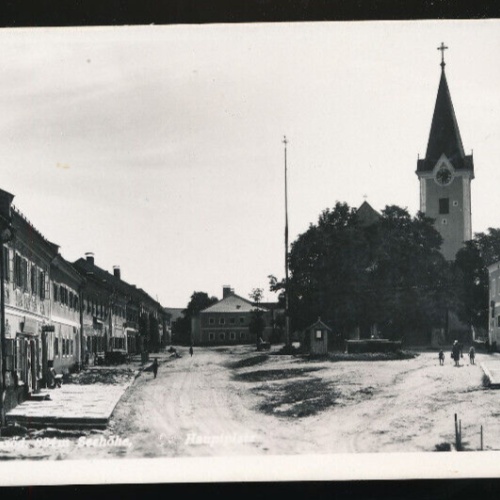 AK aus Helmonsödt Hauptplatz Oberösterreich (2255)