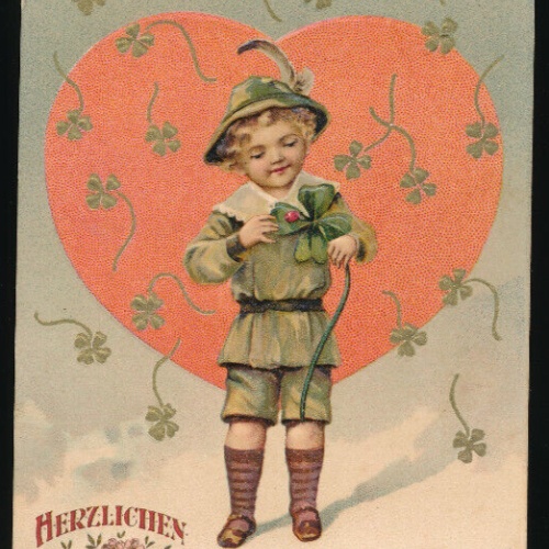 Präge - Glückwunsch - Karte Herzlichen Glückwünsch zum Geburtstag (2761)