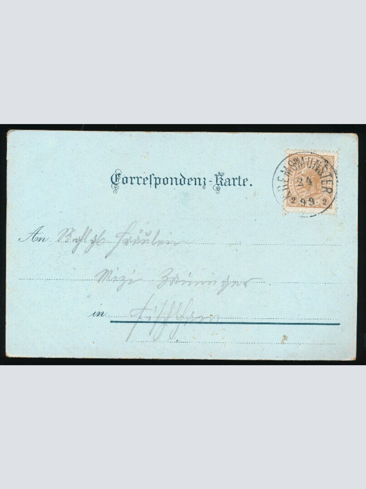 Litho-Mondschein-Karte gruss aus Kremsmünster Oberösterreich (2771)