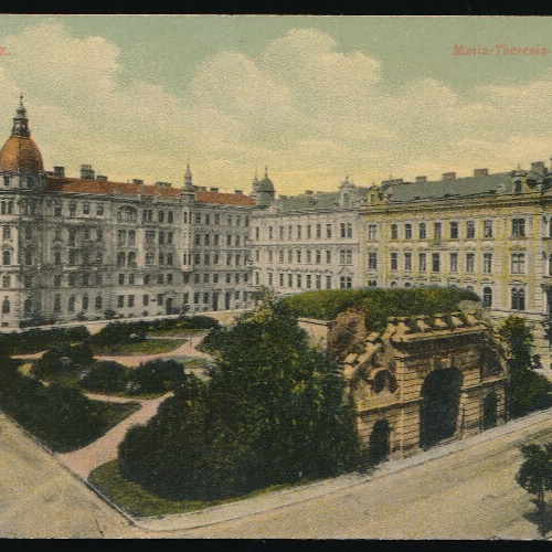 AK gruss aus Olmütz mit Maria Theresia Platz Tschechoslowakei (2767)