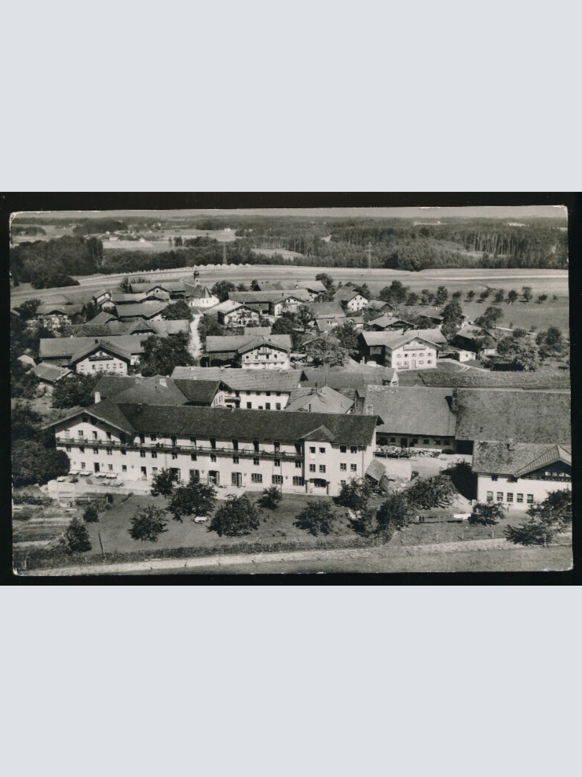 AK aus Holzhausen - Kneippkurheim Luftbild Oberösterreich (2106)