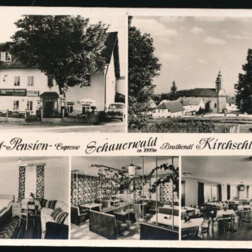 AK aus Kirchschlag Gasthof und Pension Schauerwald Oberösterreich (2719)