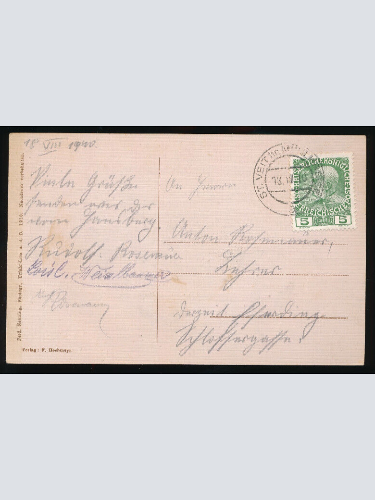 AK aus Hannsberg im Mühlkreis Oberösterreich (2702)