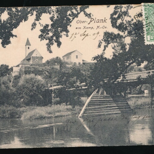 AK gruss aus Ober - Plank am Kamp Niederösterreich (1974)