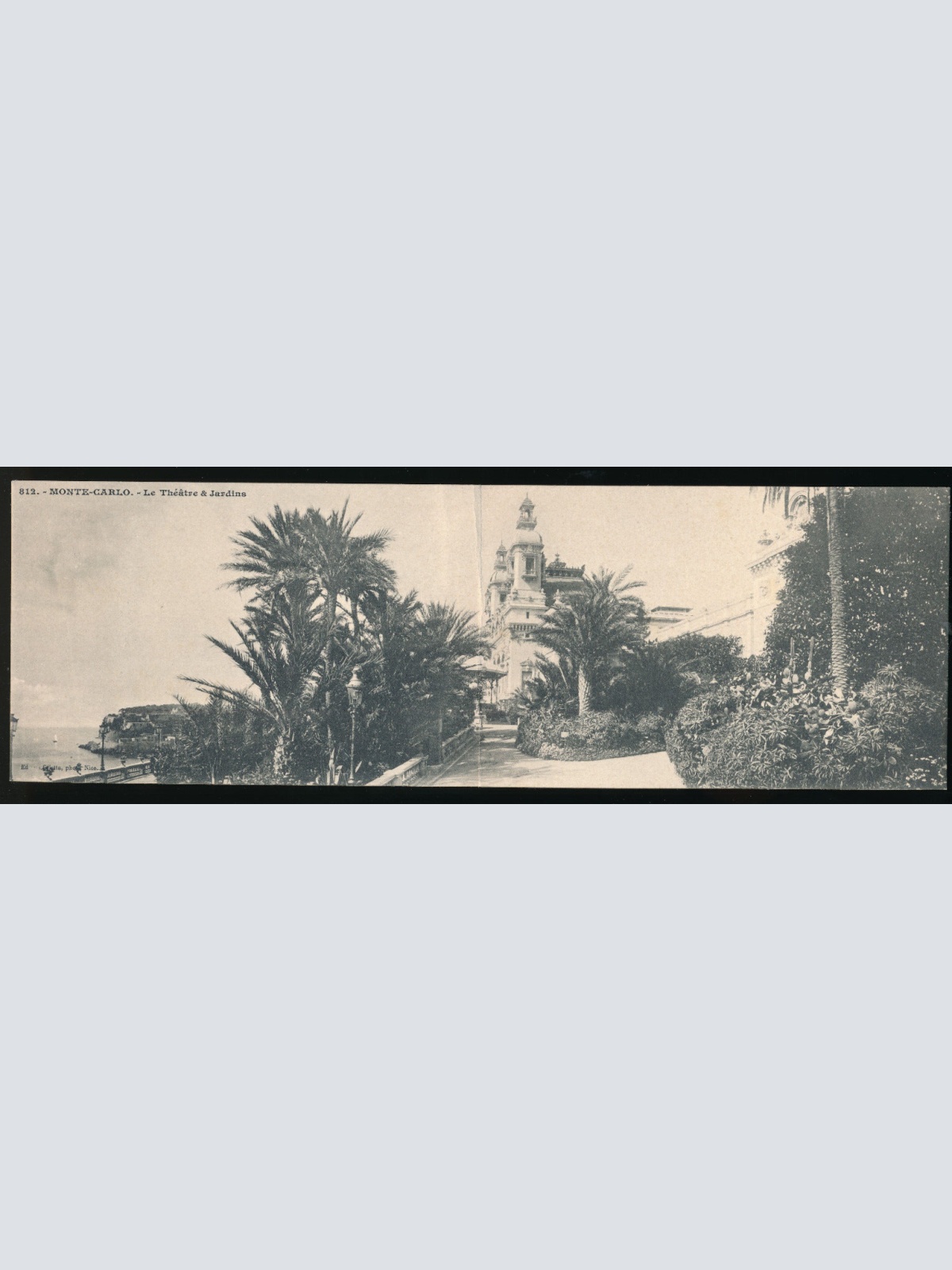 Doppel - Karte aus Monte Carlo Monaco (2733)