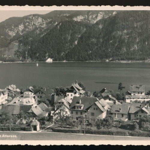 AK aus Unterach am Attersee Oberösterreich (2931)
