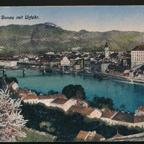 AK aus Linz an der Donau mit Urfahr Oberösterreich (2926)