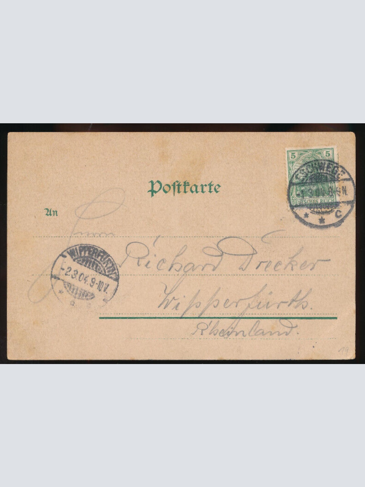 Litho-Karte gruss aus Göttingen Niedrsachsen (2972)