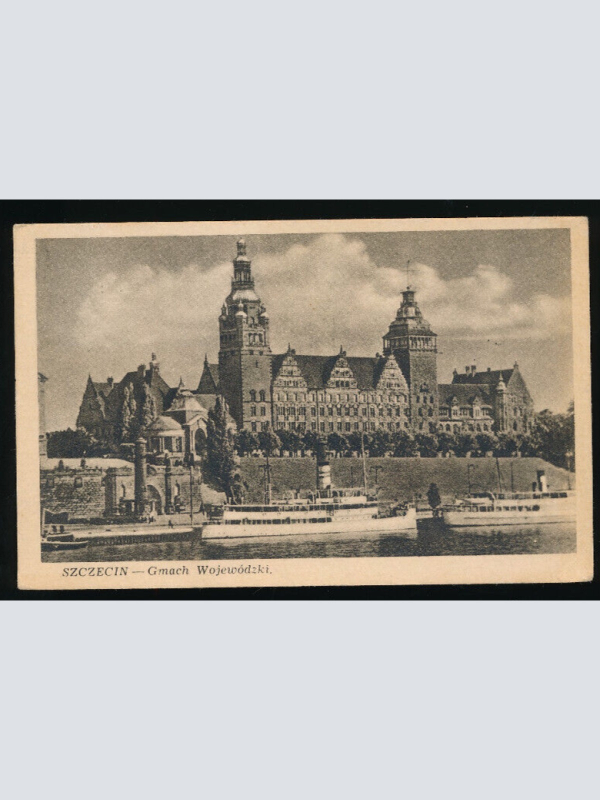 AK aus Szczecin Gmach Wojewodzki Polen (3038)