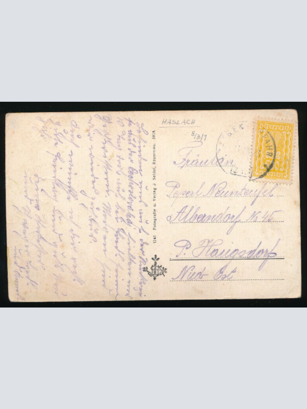 AK aus Haslach Oberösterreich (2841)