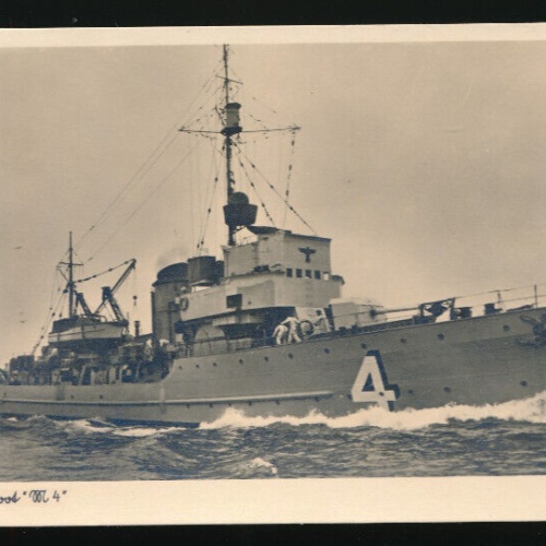 AK vom Minensuchboot Nr.4 (2839)