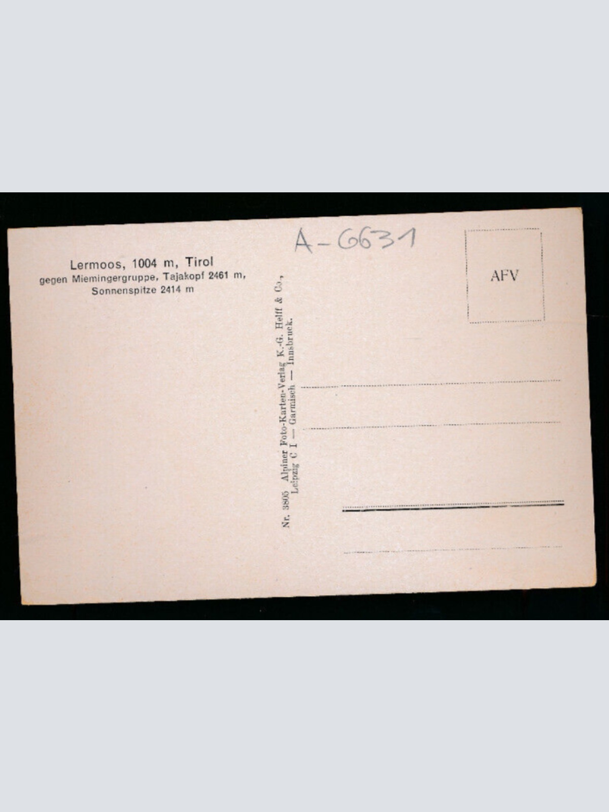 AK aus Lermoos Tirol (2883)