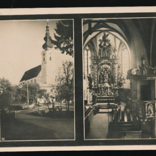 AK aus Waldzell mit Kirche Oberösterreich (2645)