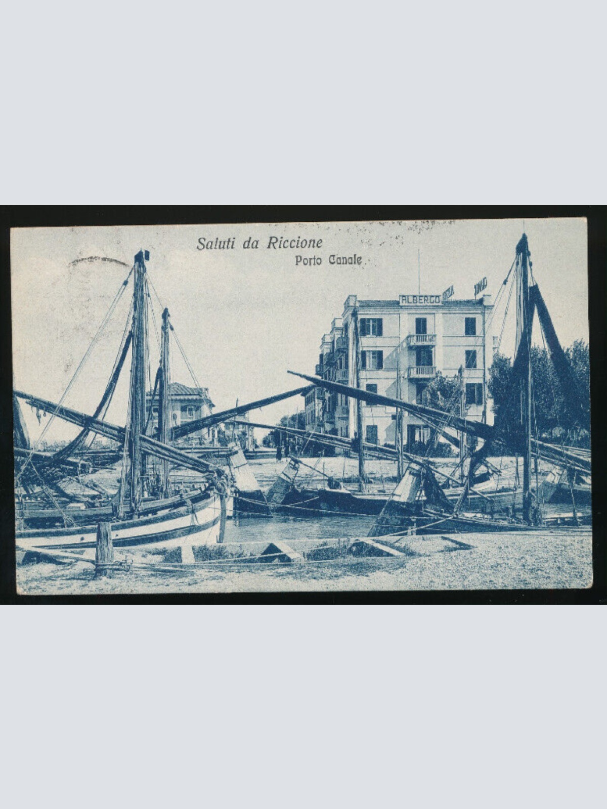 AK aus Riccione Porto Canale Italien (3050)